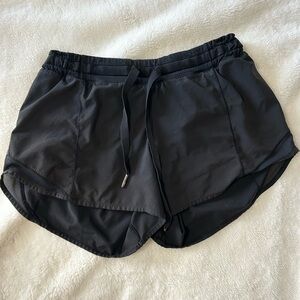 Lululemon Black Hottie Hot Low Rise Short